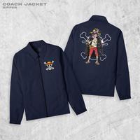 Gambar Zipper LUFFY RED Jaket Coach Pria Outwear Unisex Parasut Jaket - ARMY, L dari Fortklass Kota Administrasi Jakarta Barat 2 Tokopedia