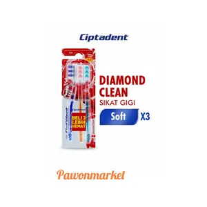 Ciptadent Sikat Gigi Diamond Clean 3's