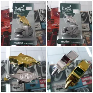 Peluit Piriwit Molten Dolfin Pro Chrome + Tali Lanyar