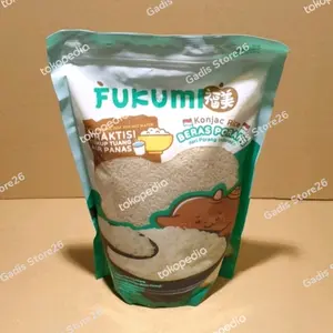 FUKUMI BERAS PORANG POUCH 1 KG | KONJAC RICE LOW CARB