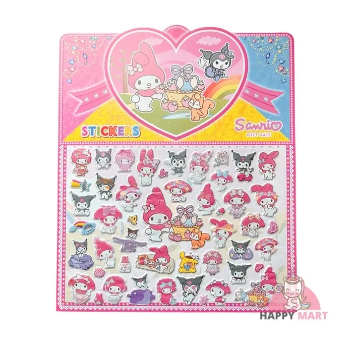 Gambar Sticker melody X kuromi dari Happy.mart05 Kota Administrasi Jakarta Barat 3 Tokopedia