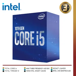 Processor INTEL - CORE I5 10400 Comet Lake-S LGA 1200 6 Core Gen 10