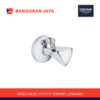 Gambar GROHE STOP KRAN SHOWER 1/2"X1/2" CHROME | 22940000 dari Bangunan Jaya Online Kota Administrasi Jakarta Utara 1 Tokopedia