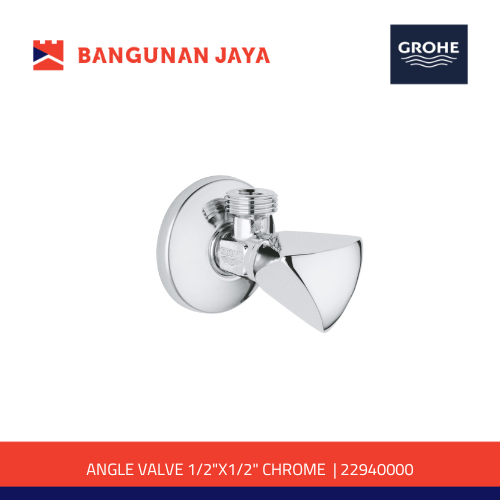 Gambar GROHE STOP KRAN SHOWER 1/2"X1/2" CHROME | 22940000 dari Bangunan Jaya Online Kota Administrasi Jakarta Utara Tokopedia