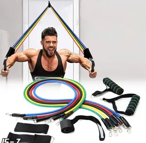 Flexible Band Tali Pegas Elastis Alat Tarikan Beban Latihan Otot Tubuh