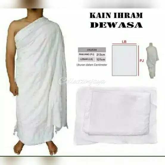KAIN IHRAM DEWASA UMROH DAN HAJI