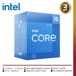 INTEL CORE I5 12400F | Desktop Processor 6 (6P+0E) Cores LGA 1700