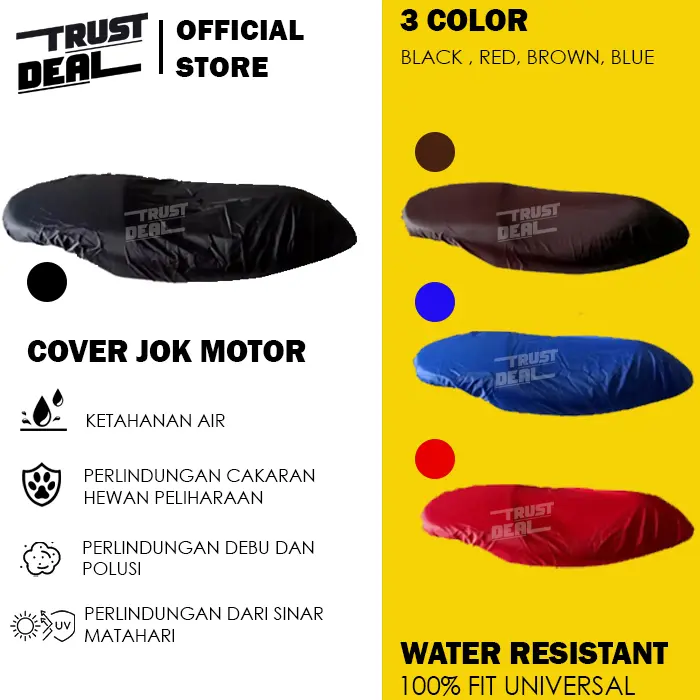 Sarung Jok Motor Murah UNIVERSAL Cover Jok anti air Murah No mbtech 0