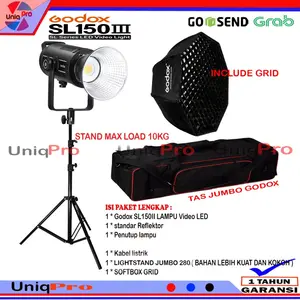 PAKET Godox SL150W ii Studio LED Video Light SL-150W SL 150W SL150 W