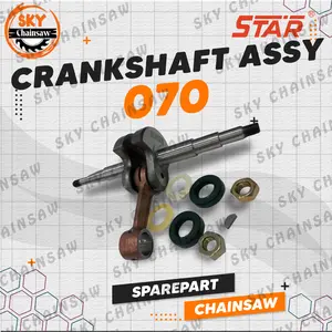 Sparepart Chainsaw Crankshaft Assy 070 STAR Senso Sinso Mesin Gergaji