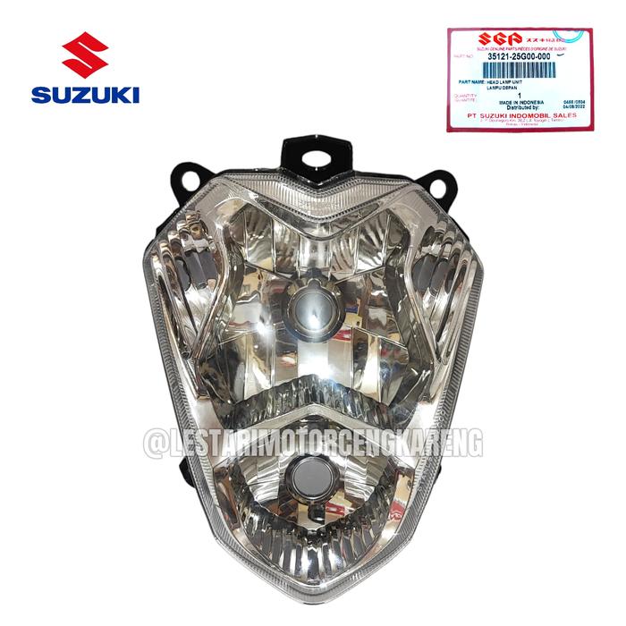 Gambar SUZUKI REFLEKTOR LAMPU DEPAN SATRIA FU 2005-2008 MODEL CBU LOKAL THAILAND MALAYSIA 35121-25G00-000 100% ASLI SGP Motorcycle dari Lestari Motor 2 Kota Administrasi Jakarta Barat Tokopedia