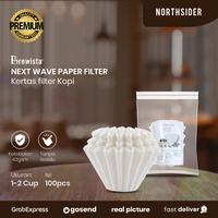 Gambar Brewista next wave paper filter utk kalita 1-2 cup 100 pcs - BV-PFU204 dari Northsider Coffee Shop Kota Tangerang 1 Tokopedia
