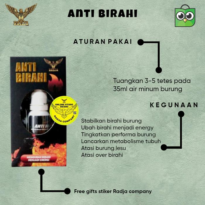 Gambar PRODUK RADJA - ANTI BIRAHI - VITAMIN BERKUALITAS dari Galery Radja Kab. Bandung Tokopedia
