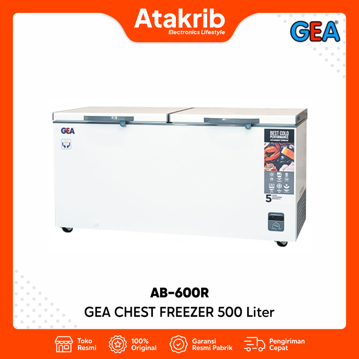 Gambar GEA CHEST FREEZER AB-600R / AB 600 R Kapasitas 500 Liter dari Atakrib Elektronik Yogyakarta Kab. Sleman Tokopedia