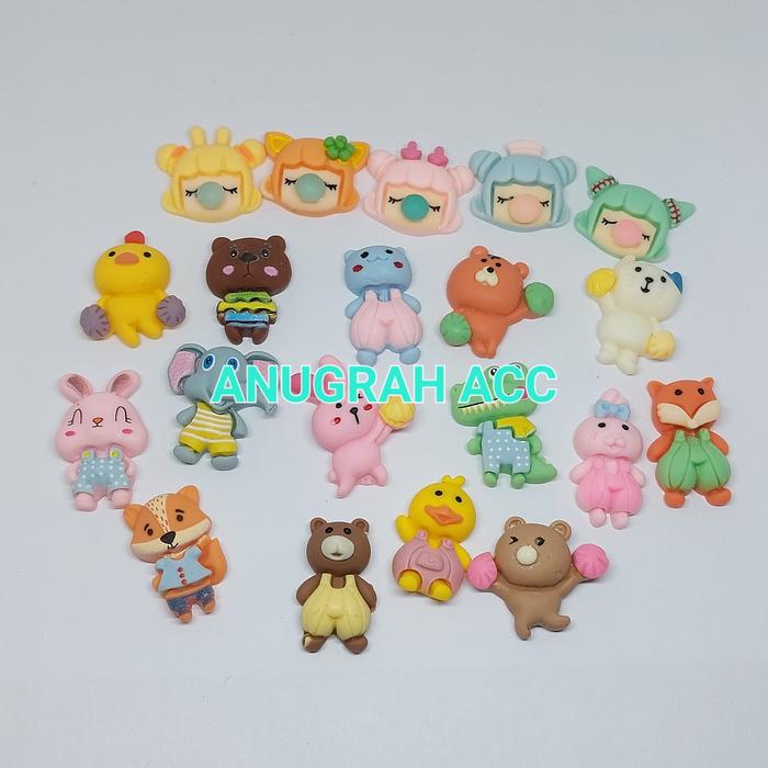 Gambar clay motif boneka isi 10pcs dari ANUGRAH ACC02 Kota Administrasi Jakarta Utara Tokopedia
