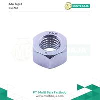 Gambar Mur Segi 6 Stainless Steel 304 M12 - 1.50 Drat Halus (Hex Nut) dari Multi Baja Kota Administrasi Jakarta Barat 1 Tokopedia