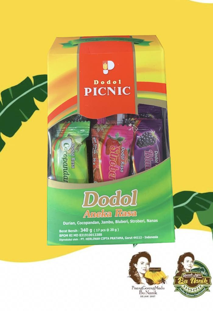 Gambar Dodol Picnic Aneka Rasa khas Garut Mix - BUAH (HIJAU) dari Pisang Goreng Madu Bu Nanik Kota Administrasi Jakarta Barat 3 Tokopedia