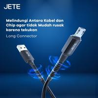 Gambar JETE CA2 Kabel Data Type C Fast Charging 22.5Watt - Garansi Resmi 2 Th - Hitam dari Doran Gadget Official Kota Administrasi Jakarta Pusat 3 Tokopedia