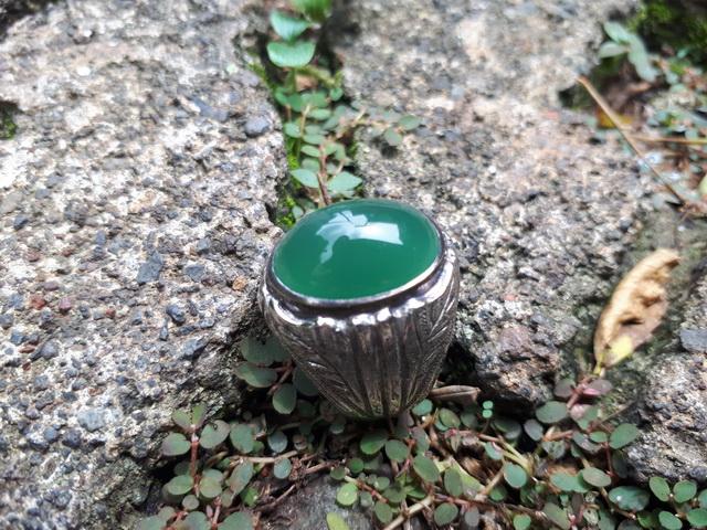 Gambar Batu Permata Natural Hijau Garut Chrome Chalcedony GRT007 Ikatan Perak dari CNC phoneshop Kota Administrasi Jakarta Pusat Tokopedia