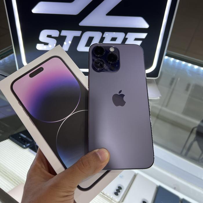 Jual Iphone 14 pro max 128gb deep purple inter - Kota Bandung