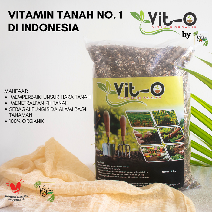 Gambar VITAMIN TANAH ~ VIT-O MEMPERBAIKI UNSUR HARA TANAH Kemasan 2KG dari Vit Store Sby Kota Surabaya Tokopedia