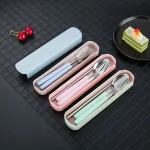 Sendok Garpu Set Traveling Alat Makan Stainless Steel Souvenir SG20