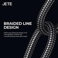 Gambar JETE CX9 Kabel Data Micro Fast Charging 12 Watt - Garansi Resmi 2 Th - Hitam dari Doran Gadget Official Kota Administrasi Jakarta Pusat 3 Tokopedia