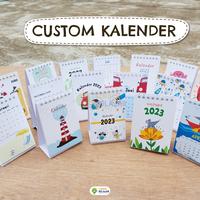 Gambar Kalender Meja Mini Desain Custom Tahun 2026 - Kalender duduk ukuran kecil untuk Souvenir Bebas Desain dari Lembar Belajar Kab. Purworejo 1 Tokopedia