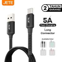 Gambar JETE CA2 Kabel Data Type C Fast Charging 22.5Watt - Garansi Resmi 2 Th - Hitam dari Doran Gadget Official Kota Administrasi Jakarta Pusat 1 Tokopedia