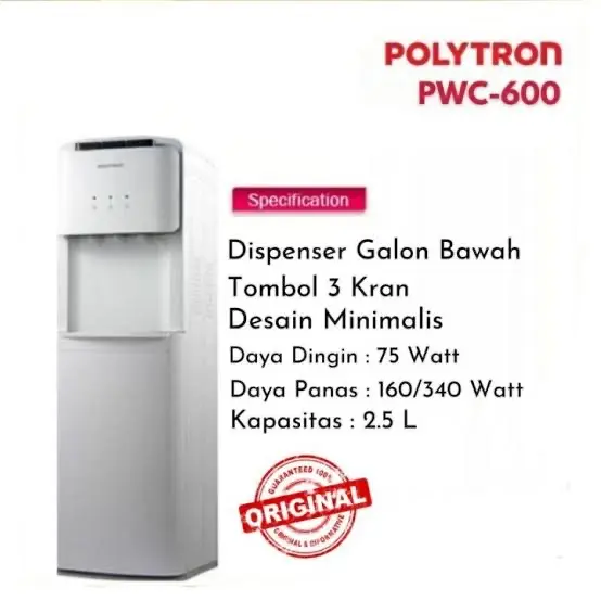 Polytron Dispenser Galon Bawah PWC 600