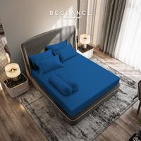 Gambar Kintakun Beglance Cotton-Sprei 200 Super King Katun Bantal Embroidery - Magical Blue dari Kamar Rumahku Kab. Bandung 1 Tokopedia