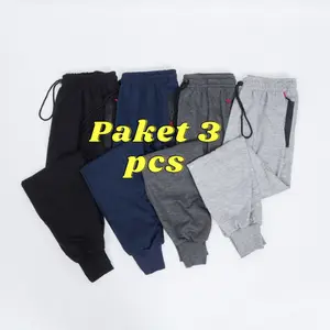 Paket Hemat Dapat 3 Pcs Celana Jogger Pria Wanita