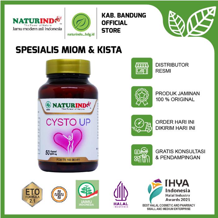 Gambar Obat Herbal Myoma Kista Naturindo Cysto Up dari Jamu Modern Naturindo Kab. Bandung Tokopedia