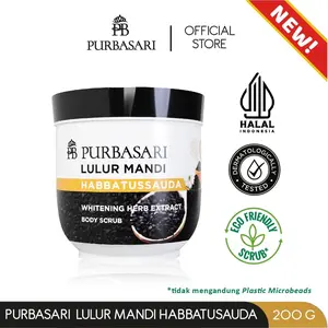 Lulur Mandi Purbasari 200gr - Body Scrub Mencerahkan
