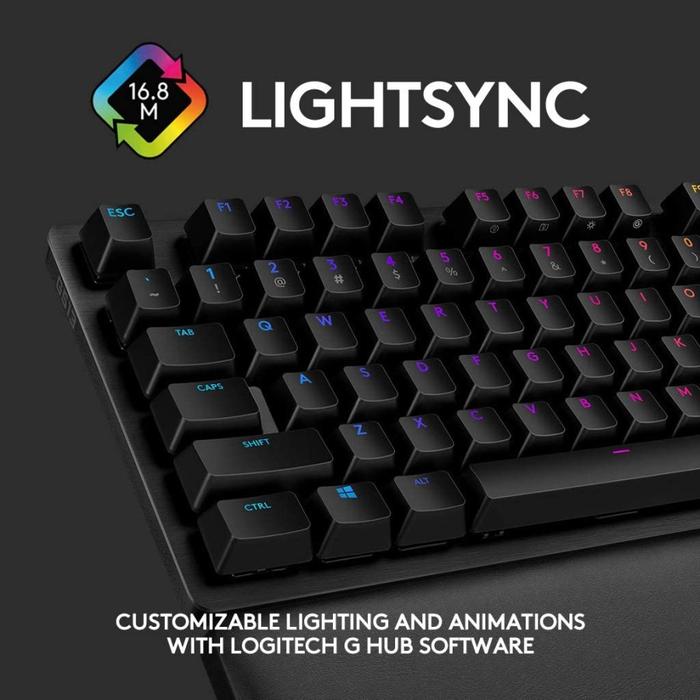 Gambar Logitech G512 LIGHTSYNC RGB Mechanical Gaming Keyboard - GX Red Linear dari RedTeknologi-Redcom Kota Administrasi Jakarta Barat Tokopedia