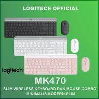 Gambar Logitech MK470 / MK 470 Slim Combo Keyboard & Mouse Wireless - Graphite dari Officiall Brands Kota Administrasi Jakarta Barat 1 Tokopedia