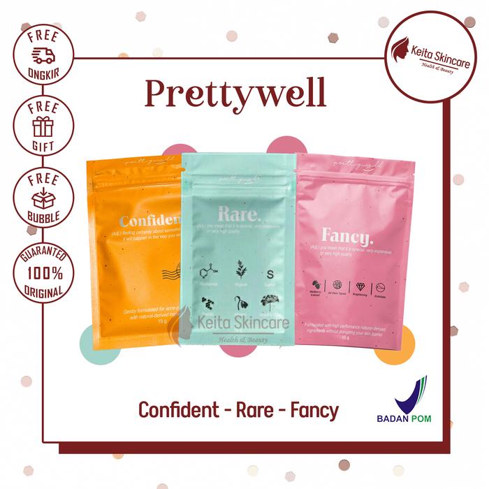 Gambar [BPOM] Masker Prettywell Confident Fancy Rare dari Keita Beauty Store Kota Bekasi Tokopedia
