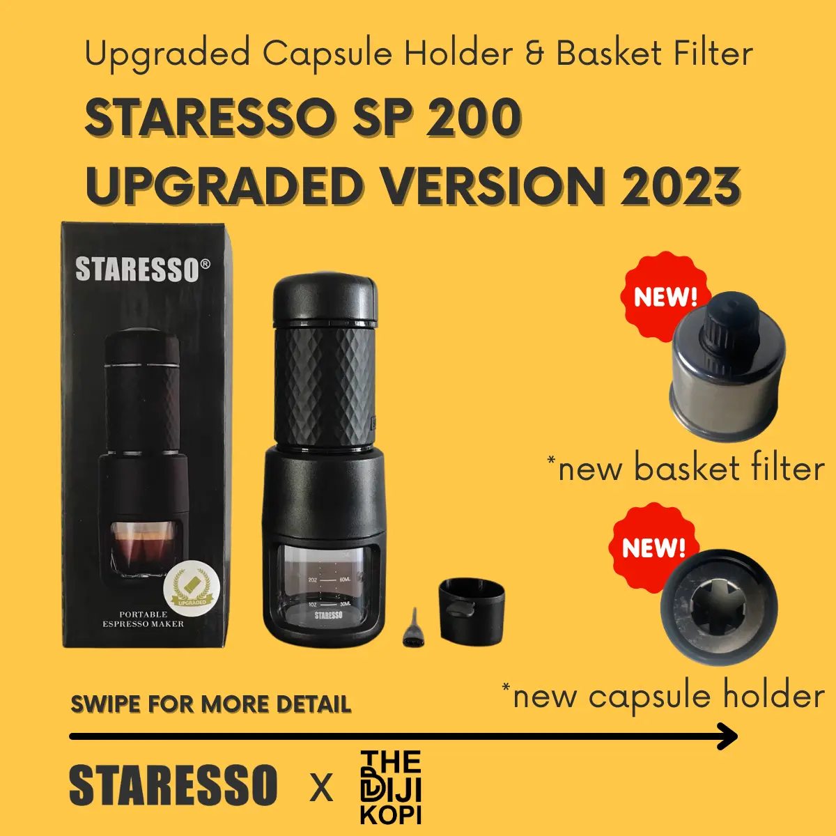 Staresso Espresso Maker Manual Pembuat Espresso Mini SP-200