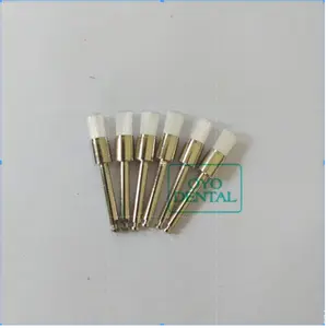 Dental Nylon Polishing Brush Gigi Oral Polish Nilon Putih