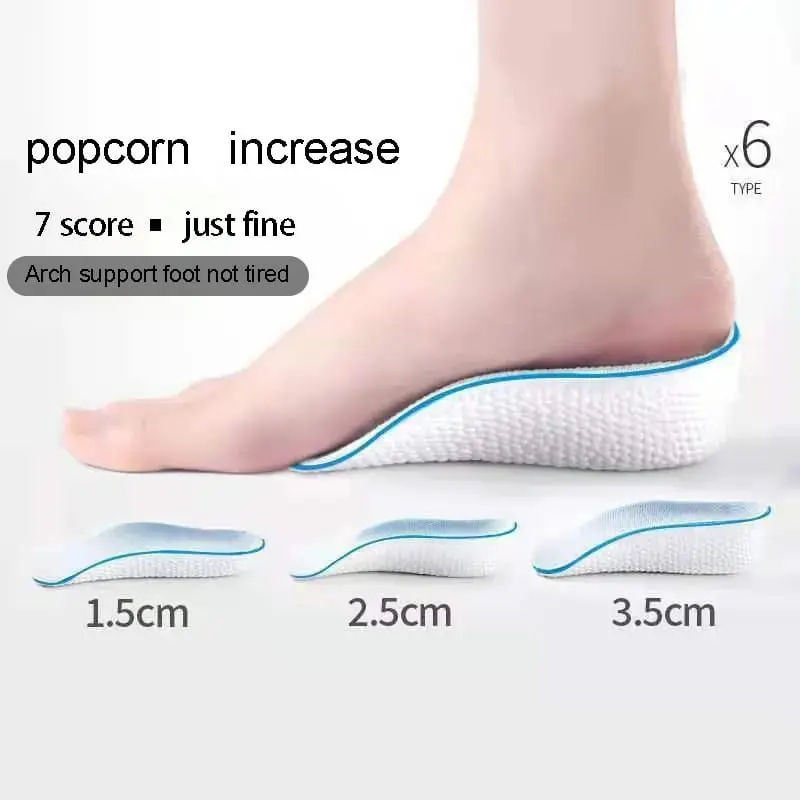 SOL PENINGGI BADAN EMPUK UNTUK PRIA DAN WANITA INSOLE SEPATU