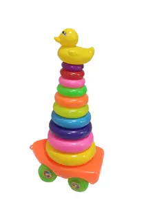 Mainan Bayi Ring Donat RODA 10 Susun Ring Donut Bebek JUMBO B446