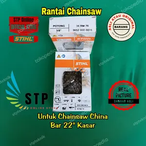 RANTAI SENSO CHAIN SAW CS-5800 BAR 22 INCH STIHL ORIGINAL