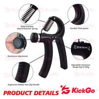 Gambar KickGO Handgrip Impor Gym Fitness Untuk memperkuat Tangan Hand grip - ABU dari KickGoOfficialStore Kab. Tangerang 4 Tokopedia