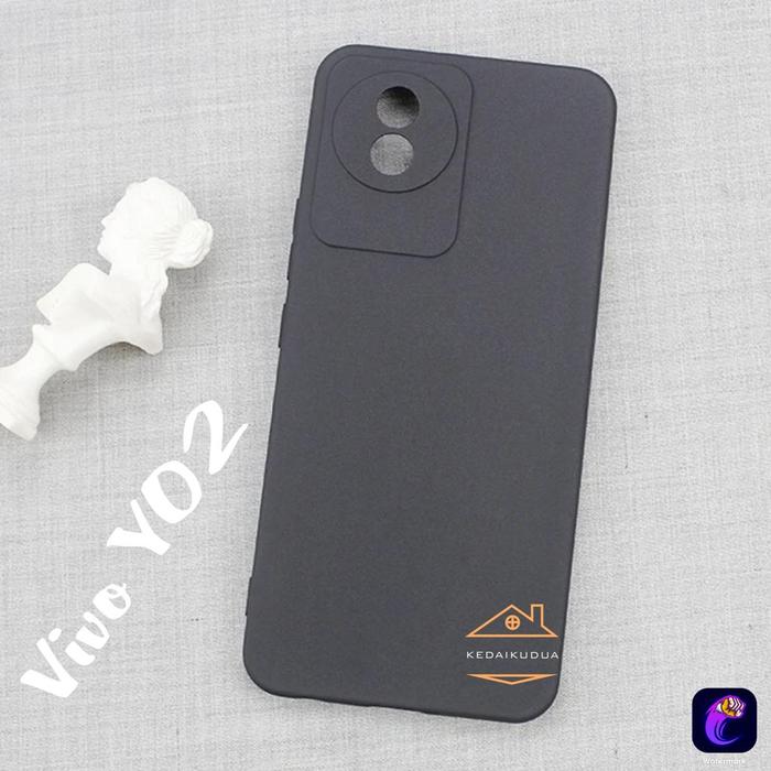 Gambar VIVO Y02 Case Softcase Silikon Macaron FULL COLOR BLACK Matte dari Kedaikudua Kota Administrasi Jakarta Barat Tokopedia
