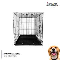Gambar Kandang Besi Lipat Untuk Anjing Kucing Kelinci 61x42x50 cm Pet Cage - 61x42x50 dari Java Petco Jakarta Barat Kota Administrasi Jakarta Barat 2 Tokopedia