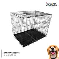 Gambar Kandang Besi Lipat Untuk Anjing Kucing Kelinci 61x42x50 cm Pet Cage - 61x42x50 dari Java Petco Jakarta Barat Kota Administrasi Jakarta Barat 3 Tokopedia