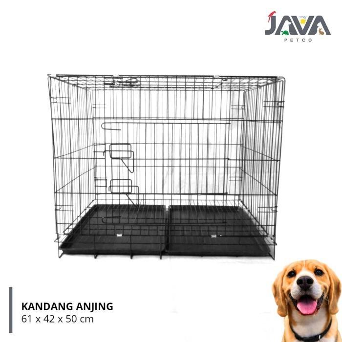 Gambar Kandang Besi Lipat Untuk Anjing Kucing Kelinci 61x42x50 cm Pet Cage - 61x42x50 dari Java Petco Jakarta Barat Kota Administrasi Jakarta Barat Tokopedia