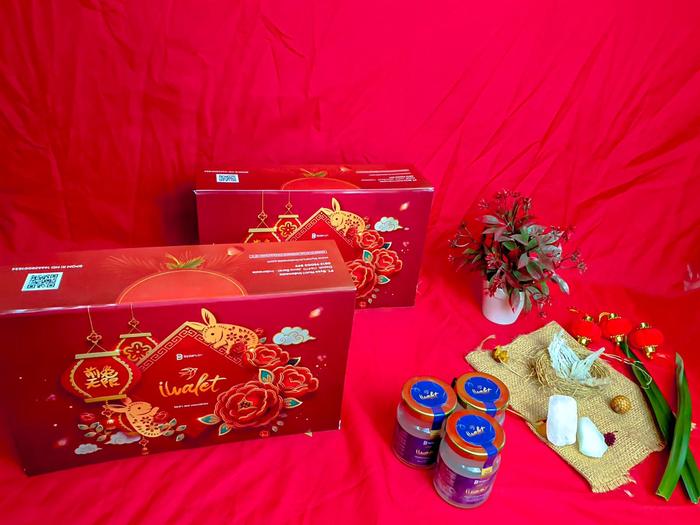 Gambar Hampers Imlek Chinese New Year Iwalet Bird's Nest Sarang Burung Walet dari Iwalet by Byza Nutri Indonesia Kota Depok Tokopedia