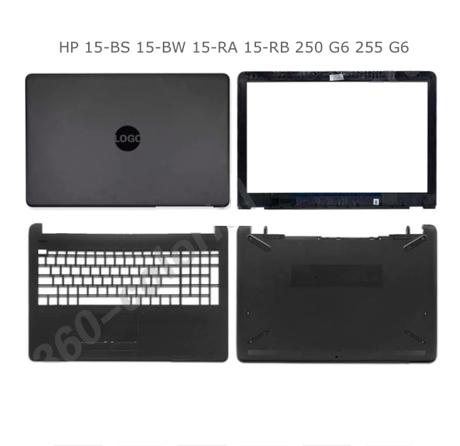 HP 15-BS, 15-BW, 15-RA, 15-RB Top Cover/Keyboard In Jet Black  925008 131 920759 131 2b Ab315c211 Pk132044a16 N 40238