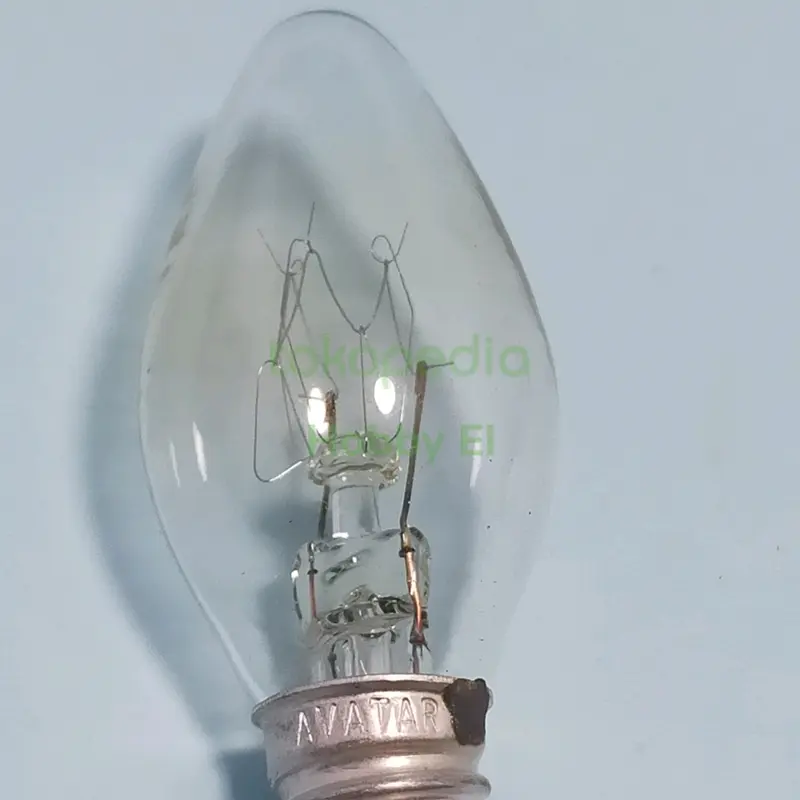 Lampu Bohlam Cabe Lampu Jantung E12 Clear Bening 1